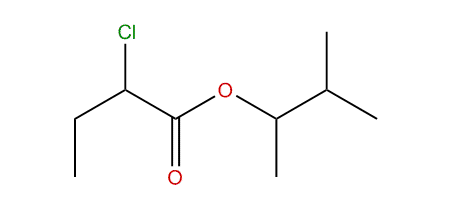 3-Methylbutan-2-yl 2-chlorobutanoate